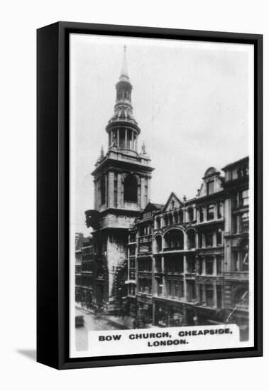 Bow Church, Cheapside, London, C1920S-null-Framed Stretched Canvas