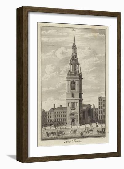 Bow Church, London-null-Framed Giclee Print