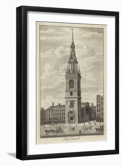 Bow Church, London-null-Framed Giclee Print