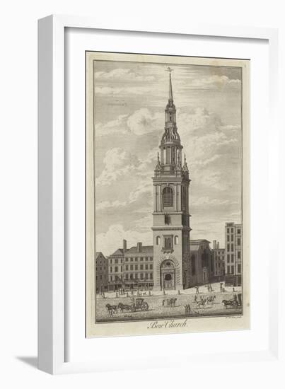 Bow Church, London-null-Framed Giclee Print