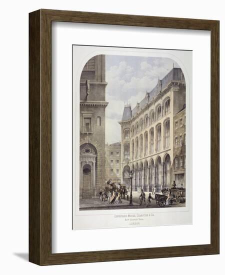 Bow Churchyard, London, C1860-Andrew Maclure-Framed Giclee Print