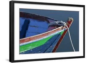 Bow Detail of Wooden Boat, Deer Harbor, Orcas Island, Washington, USA-Jaynes Gallery-Framed Photographic Print