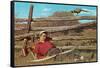 Bow Hunter Sleeping by Pheasant-null-Framed Stretched Canvas