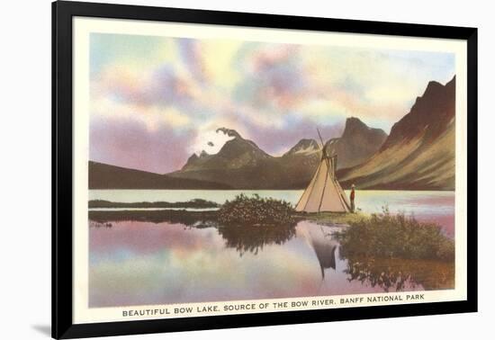 Bow Lake, Banff National Park-null-Framed Art Print