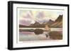 Bow Lake, Banff National Park-null-Framed Art Print