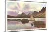 Bow Lake, Banff National Park-null-Mounted Art Print