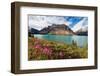 Bow Lake Scenic, Alberta, Canada-George Oze-Framed Photographic Print