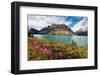 Bow Lake Scenic, Alberta, Canada-George Oze-Framed Photographic Print