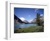 Bow Lake with Bow Glacier Behind, Icefields Parkway, Banff National Park, Alberta-Geoff Renner-Framed Photographic Print