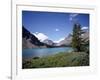 Bow Lake with Bow Glacier Behind, Icefields Parkway, Banff National Park, Alberta-Geoff Renner-Framed Photographic Print