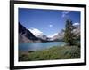 Bow Lake with Bow Glacier Behind, Icefields Parkway, Banff National Park, Alberta-Geoff Renner-Framed Photographic Print