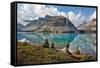 Bow Lake-Larry Malvin-Framed Stretched Canvas