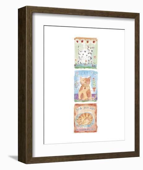 Bow Meow-Jane Claire-Framed Art Print