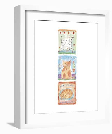 Bow Meow-Jane Claire-Framed Art Print