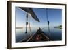 Bow of a Traditional Dhow with Sail in Mafia Island Coast of Tanzania-Paul Joynson Hicks-Framed Photographic Print