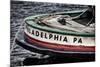 Bow Of A Tugboat, Philadelphia, PA-George Oze-Mounted Photographic Print
