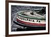 Bow Of A Tugboat, Philadelphia, PA-George Oze-Framed Photographic Print