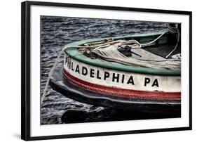 Bow Of A Tugboat, Philadelphia, PA-George Oze-Framed Photographic Print