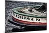 Bow Of A Tugboat, Philadelphia, PA-George Oze-Mounted Photographic Print