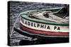 Bow Of A Tugboat, Philadelphia, PA-George Oze-Stretched Canvas