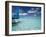 Bow of Boat in Shallow Water, Maldives, Indian Ocean-Papadopoulos Sakis-Framed Photographic Print