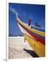 Bow of Fishing Boat, Silver Coast, Mira, Coimbra District, Portugal-Walter Bibikow-Framed Photographic Print