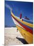 Bow of Fishing Boat, Silver Coast, Mira, Coimbra District, Portugal-Walter Bibikow-Mounted Photographic Print