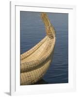 Bow of Reed Boat, Uros Islands, Floating Islands, Lake Titicaca, Peru-Merrill Images-Framed Photographic Print
