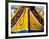 Bow of Traditional Maltese Luzzu Fishing Boat with the Eye of Osiris, Malta, Mediterranean, Europe-Stuart Black-Framed Photographic Print