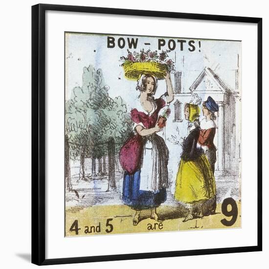 Bow-Pots!, Cries of London, C1840-TH Jones-Framed Giclee Print