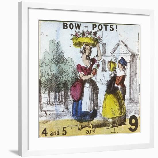 Bow-Pots!, Cries of London, C1840-TH Jones-Framed Giclee Print