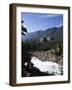 Bow River and Banff Springs Hotel, Banff National Park, Rocky Mountains, Alberta, Canada-Hans Peter Merten-Framed Photographic Print