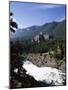 Bow River and Banff Springs Hotel, Banff National Park, Rocky Mountains, Alberta, Canada-Hans Peter Merten-Mounted Photographic Print