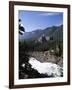 Bow River and Banff Springs Hotel, Banff National Park, Rocky Mountains, Alberta, Canada-Hans Peter Merten-Framed Photographic Print