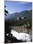 Bow River and Banff Springs Hotel, Banff National Park, Rocky Mountains, Alberta, Canada-Hans Peter Merten-Mounted Photographic Print