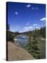 Bow River at Mount Temple Viewpoint on the Trans-Canada Highway, Banff National Park, Alberta-Pearl Bucknall-Stretched Canvas