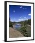 Bow River at Mount Temple Viewpoint on the Trans-Canada Highway, Banff National Park, Alberta-Pearl Bucknall-Framed Photographic Print