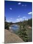 Bow River at Mount Temple Viewpoint on the Trans-Canada Highway, Banff National Park, Alberta-Pearl Bucknall-Mounted Photographic Print