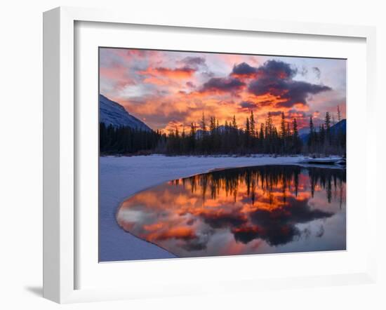 Bow River Bend-Michael Blanchette Photography-Framed Giclee Print