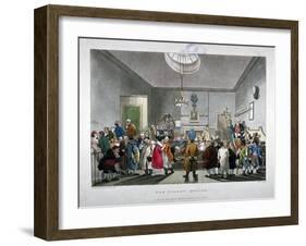 Bow Street Police Court, Westminster, London, 1808-Thomas Rowlandson-Framed Giclee Print