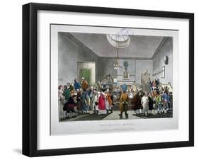 Bow Street Police Court, Westminster, London, 1808-Thomas Rowlandson-Framed Giclee Print