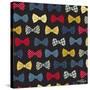 Bow Ties-Elizabeth Caldwell-Stretched Canvas