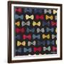 Bow Ties-Elizabeth Caldwell-Framed Giclee Print