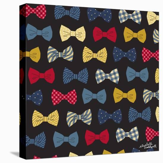 Bow Ties-Elizabeth Caldwell-Stretched Canvas