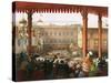 Bow to the People, Coronation of Tsar Alexander II of Russia, Moscow, 1855-null-Stretched Canvas