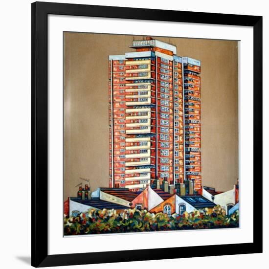 Bow Tower-Noel Paine-Framed Giclee Print