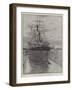 Bow View of the Camperdown, in Dry Dock at Malta for Repairs-null-Framed Giclee Print