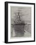 Bow View of the Camperdown, in Dry Dock at Malta for Repairs-null-Framed Giclee Print