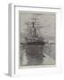 Bow View of the Camperdown, in Dry Dock at Malta for Repairs-null-Framed Giclee Print