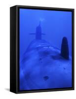 Bow View of the USS Kamehameha-Stocktrek Images-Framed Stretched Canvas